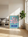 картинка Постер на стену Miami от магазина Одежда+