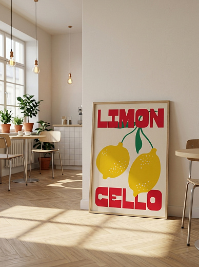 "Постер на стену Lemon Cello" от CKR Marketing