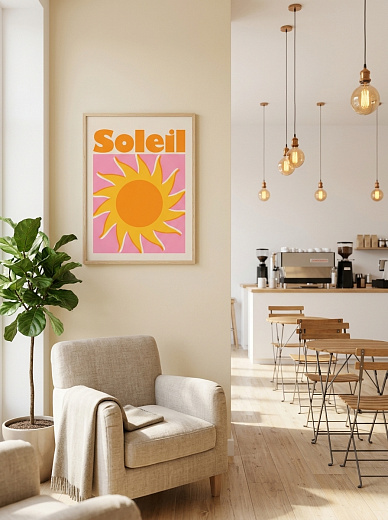 картинка Постер на стену Soleil от магазина Одежда+