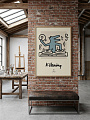 "Постер на стену K. Haring — DJ" от CKR Marketing