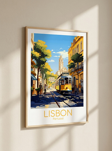 "Постер на стену Lisbon" от CKR Marketing