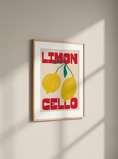 "Постер на стену Lemon Cello" от CKR Marketing