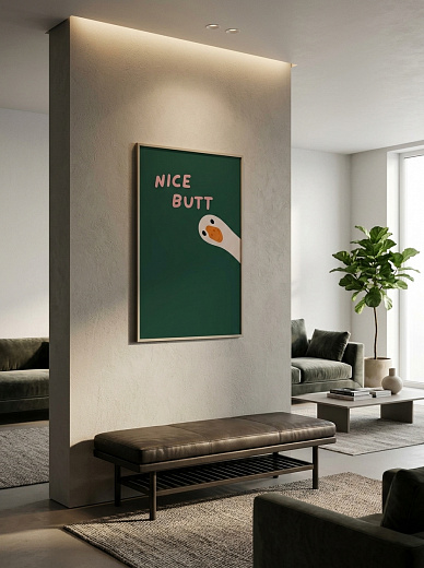 "Постер на стену Nice Butt" от CKR Marketing