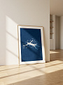 "Постер на стену Пловец на синей воде" от CKR Marketing