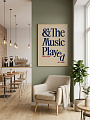 "Постер на стену The Music Played" от CKR Marketing