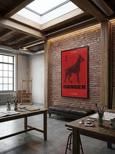 "Постер на стену Danger" от CKR Marketing