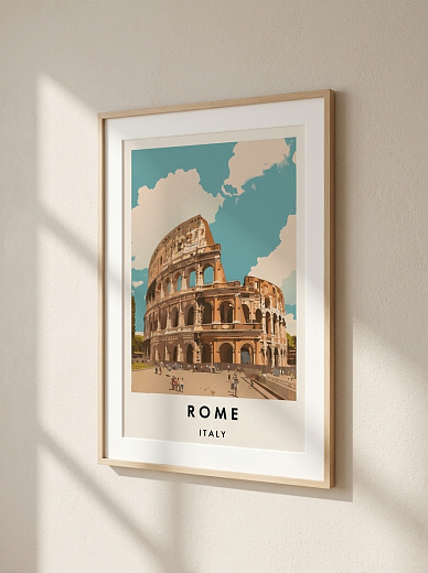 "Постер на стену Rome и древний амфитеатр" от CKR Marketing