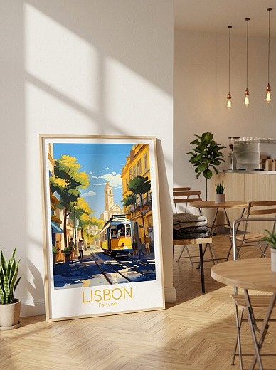 "Постер на стену Lisbon" от CKR Marketing