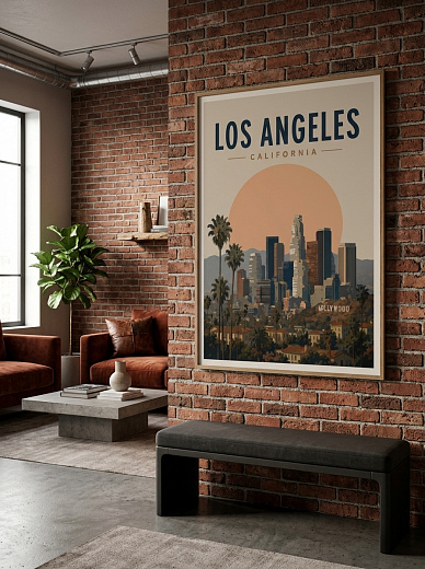 "Постер на стену Los Angeles" от CKR Marketing