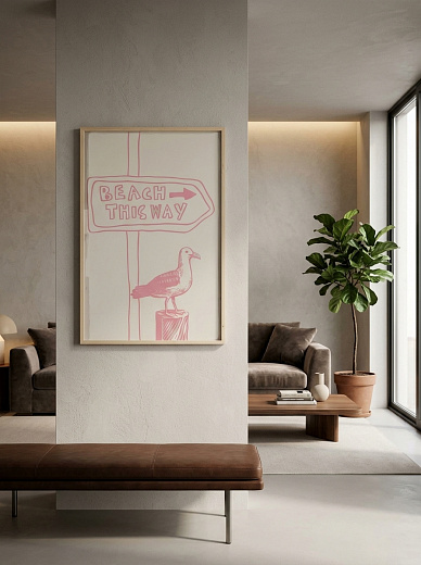 "Постер на стену Beach This Way" от CKR Marketing