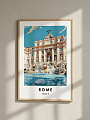 "Постер на стену Rome и фонтан Треви" от CKR Marketing