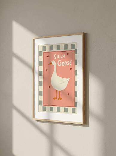 "Постер на стену Гусь «Silly Goose»" от CKR Marketing
