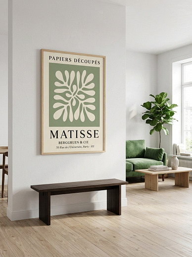 "Постер на стену Matisse — светлые листья" от CKR Marketing