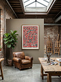 "Постер на стену Keith Haring — Fun Gallery 83" от CKR Marketing