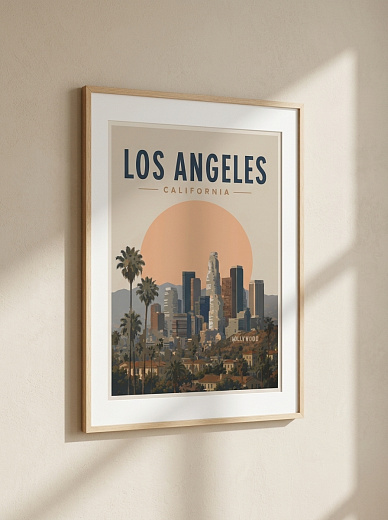 "Постер на стену Los Angeles" от CKR Marketing