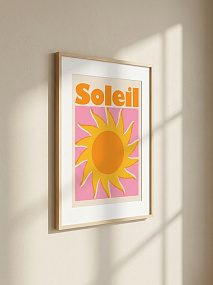 Постер на стену Soleil