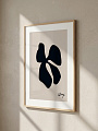 картинка Постер на стену Чёрные лепестки от магазина Одежда+