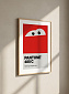 Постер на стену Pantone 485 C — глаза