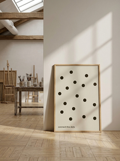 "Постер на стену Connect the dots" от CKR Marketing