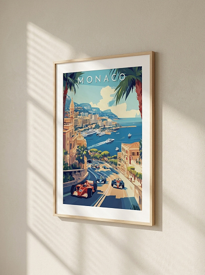 Постер на стену Monaco