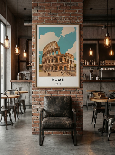 "Постер на стену Rome и древний амфитеатр" от CKR Marketing