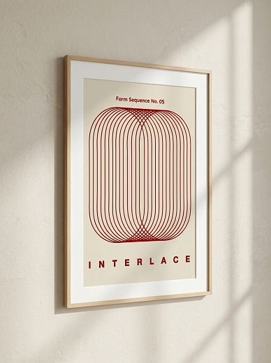 картинка Постер на стену Interlace от магазина Одежда+