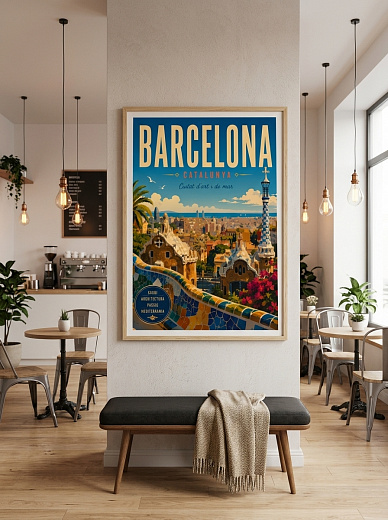 "Постер на стену Barcelona" от CKR Marketing