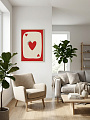 "Постер на стену Червовая карта" от CKR Marketing