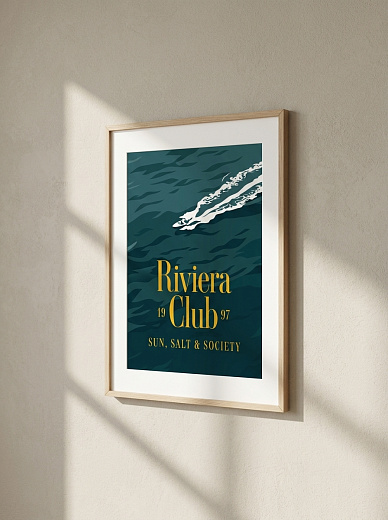 "Постер на стену Riviera Club" от CKR Marketing
