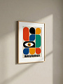 картинка Постер на стену Bauhaus с жёлтым глазом от магазина Одежда+
