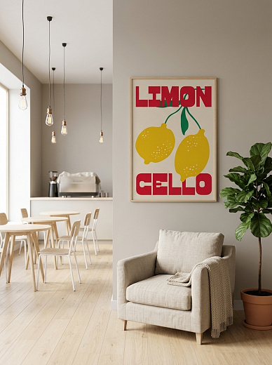 "Постер на стену Lemon Cello" от CKR Marketing