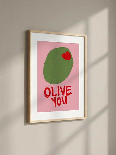 "Постер на стену Olive You" от CKR Marketing