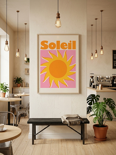 картинка Постер на стену Soleil от магазина Одежда+
