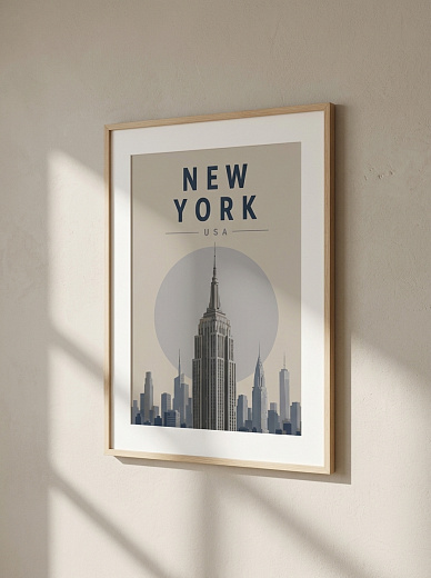"Постер на стену New York" от CKR Marketing
