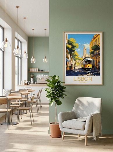 "Постер на стену Lisbon" от CKR Marketing