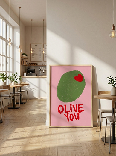 "Постер на стену Olive You" от CKR Marketing