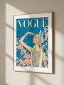 картинка Постер на стену Vogue — девушка среди цветущих ветвей от магазина Одежда+
