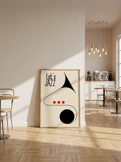 "Постер на стену Let's Jazz" от CKR Marketing