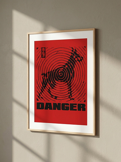 "Постер на стену Danger" от CKR Marketing
