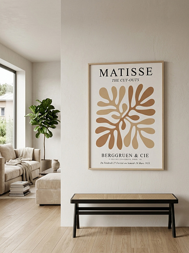 "Постер на стену Matisse — бежевые листья" от CKR Marketing
