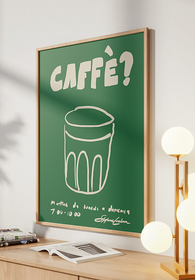 Постер на стену Caffe