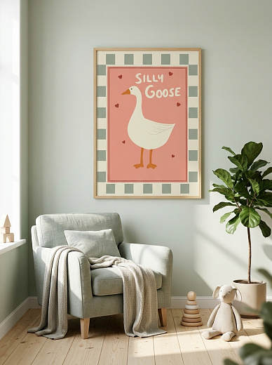 "Постер на стену Гусь «Silly Goose»" от CKR Marketing